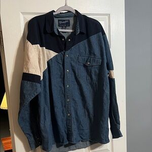 Wrangler Vintage Tri-Tone Denim Shirt